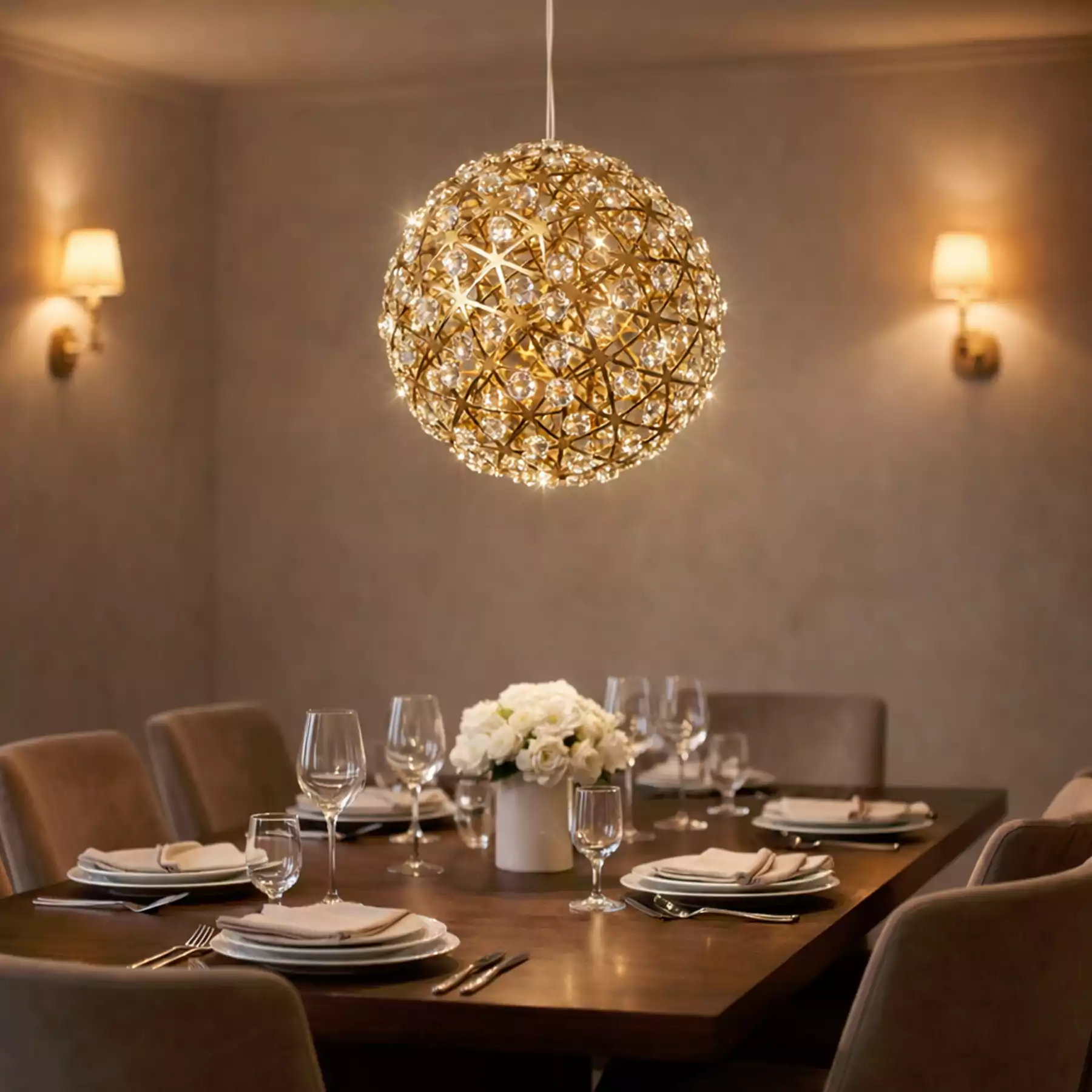 The Monaco Meridian Chandelier